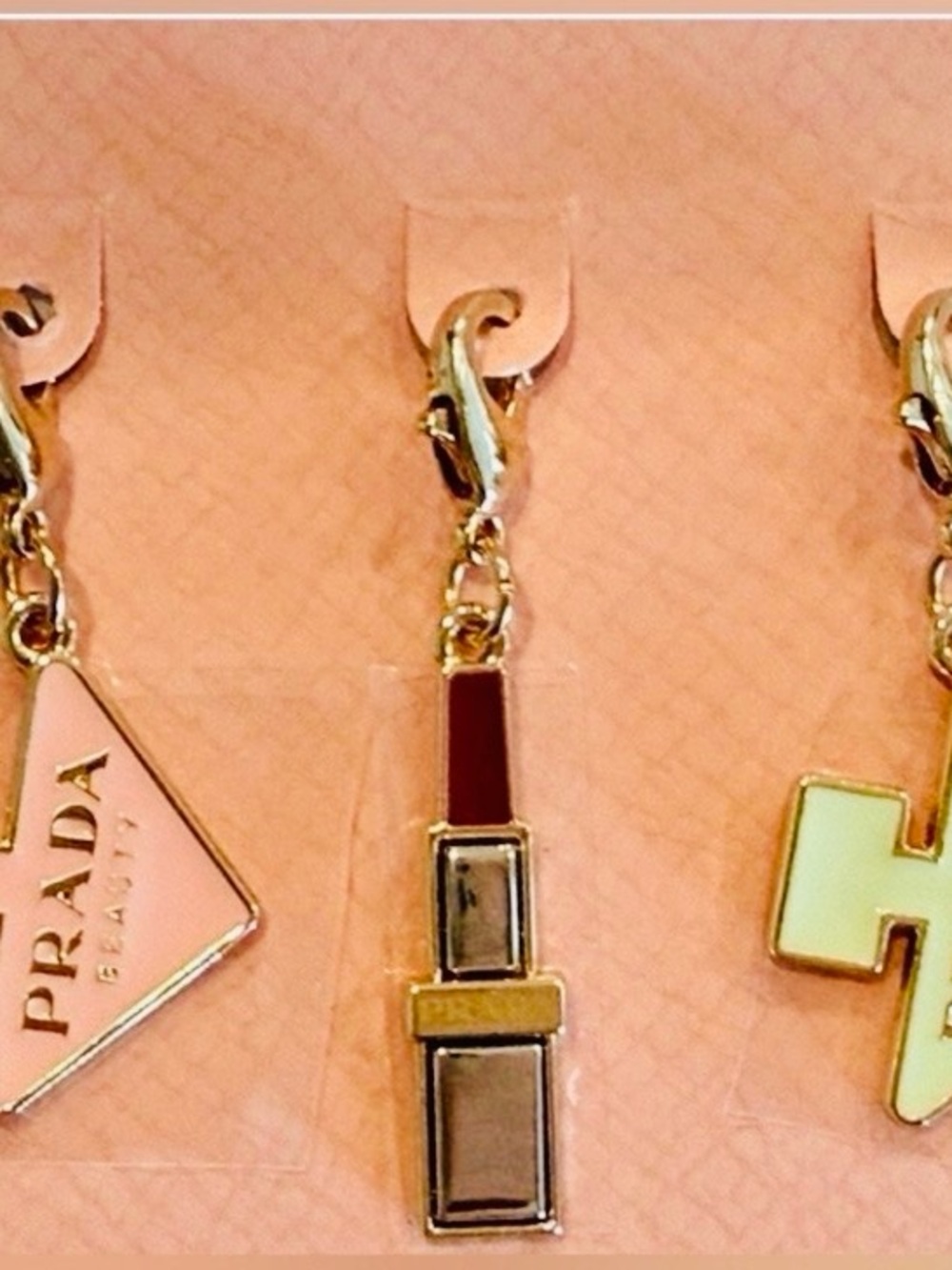 3 Prada Beauty Charms. NWT - Picture 8 of 8